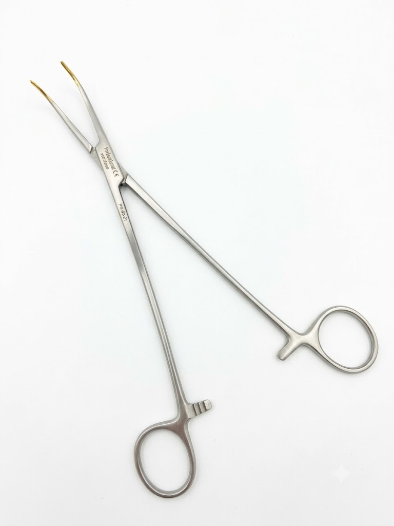 Adson Artery Forceps FCPS 21 cm Curved