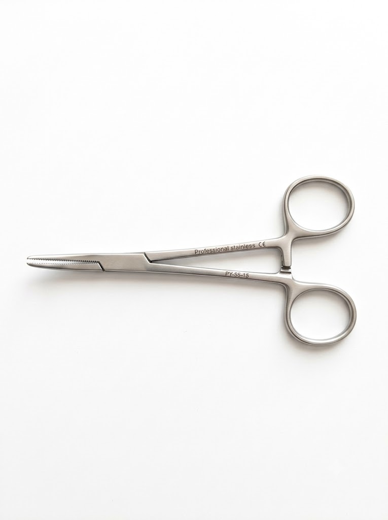 Micro Halsted Mosquito Artery Forceps FCPS 12.5 cm Curved